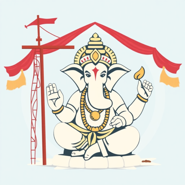 Construction of Lord Ganesh Temple